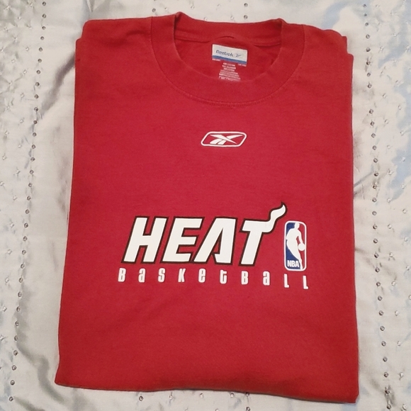 Reebok Other - LS MIAMI Heat basketball tee